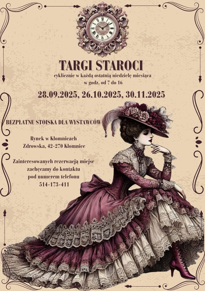 Targi staroci w gminie Kłomnice